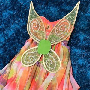 Fairy Costume Rainbow Tie-Dye Rave Halloween Medium